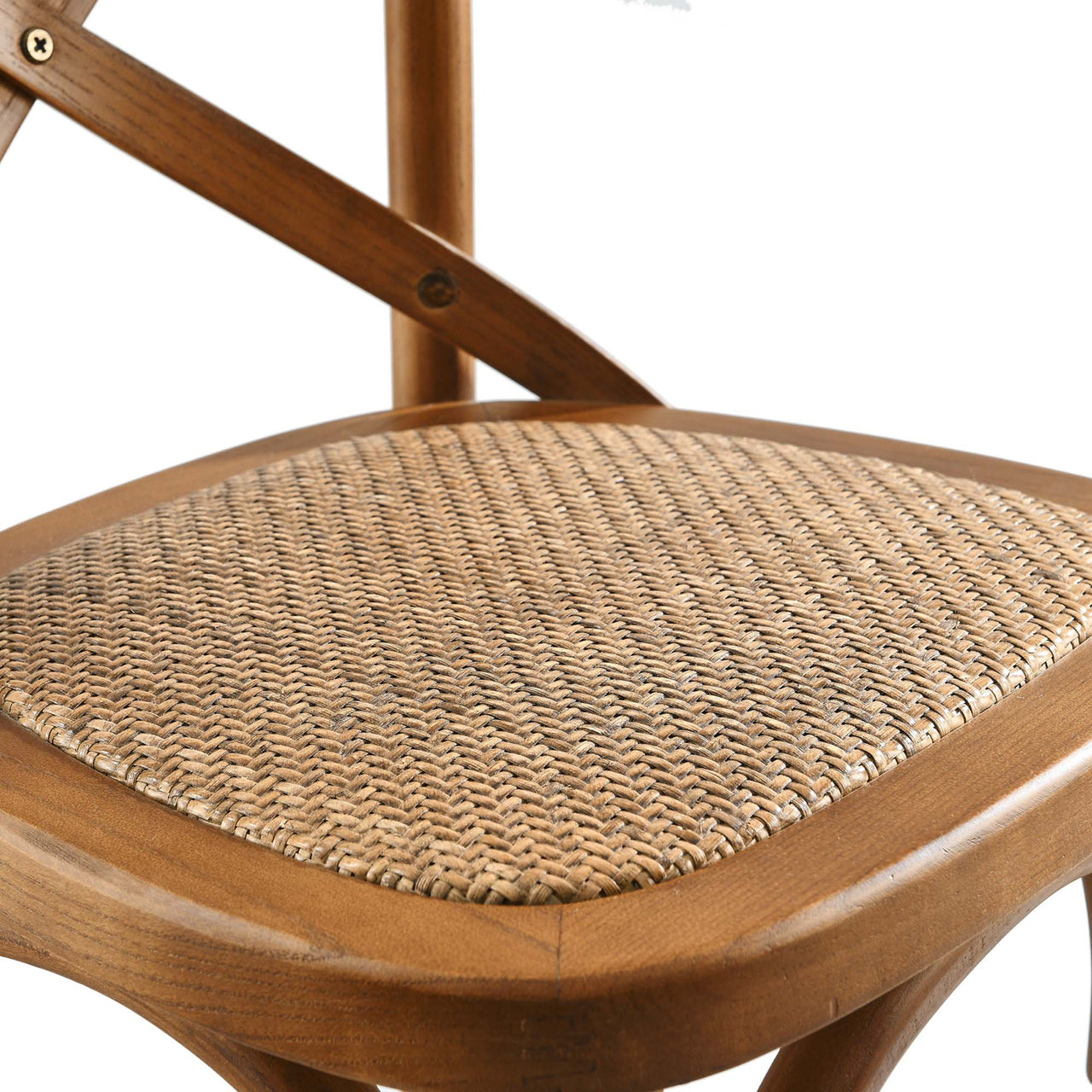 Countryside-Chic Counter Stool, Walnut