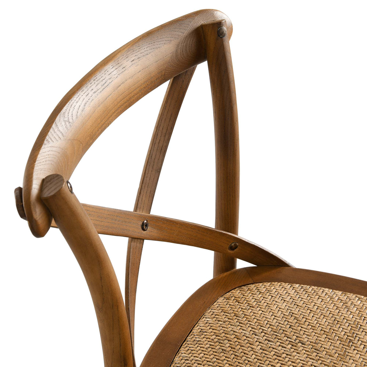 Countryside-Chic Bar Stool, Walnut