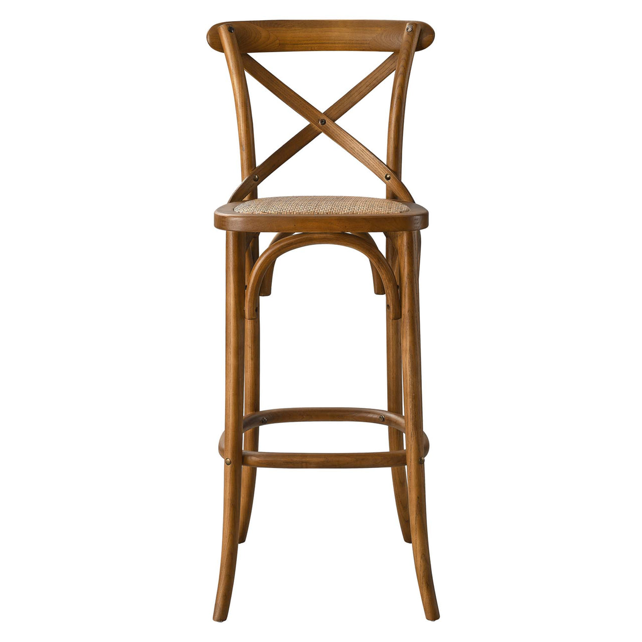 Countryside-Chic Bar Stool, Walnut