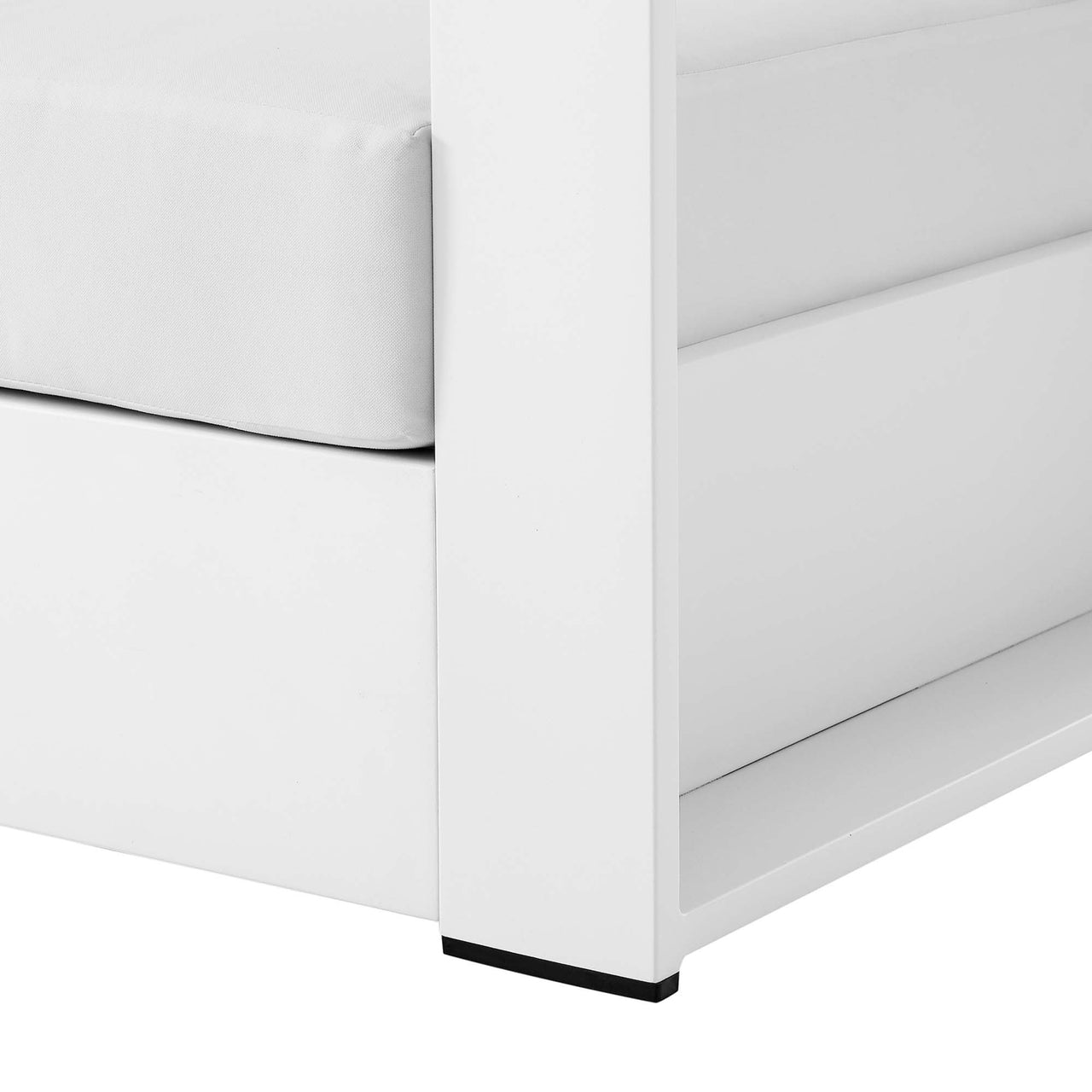 Tahlor Alfresco Powder-Coated Aluminum Armchair, White