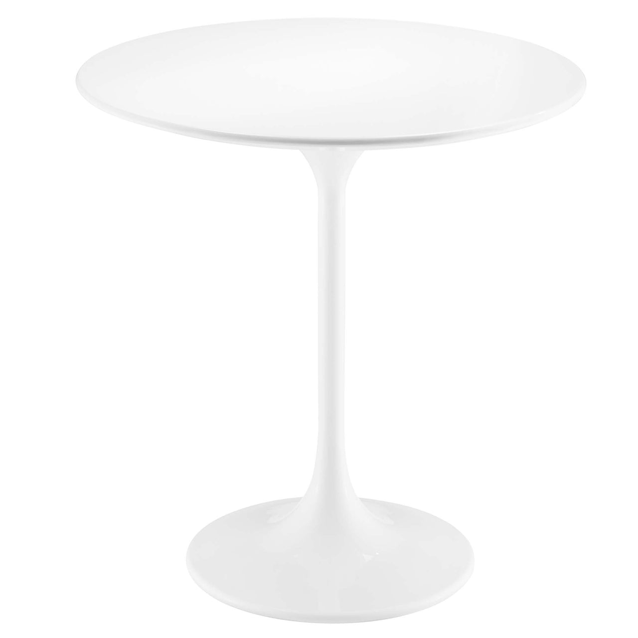 Ensemble Round Side Table, White