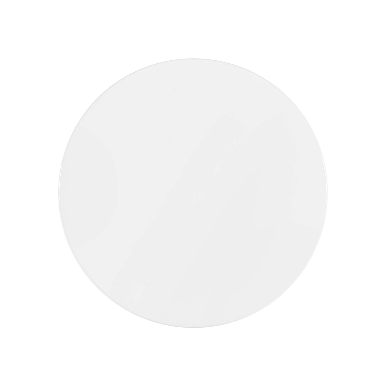 Ensemble Round Side Table, Gold & White
