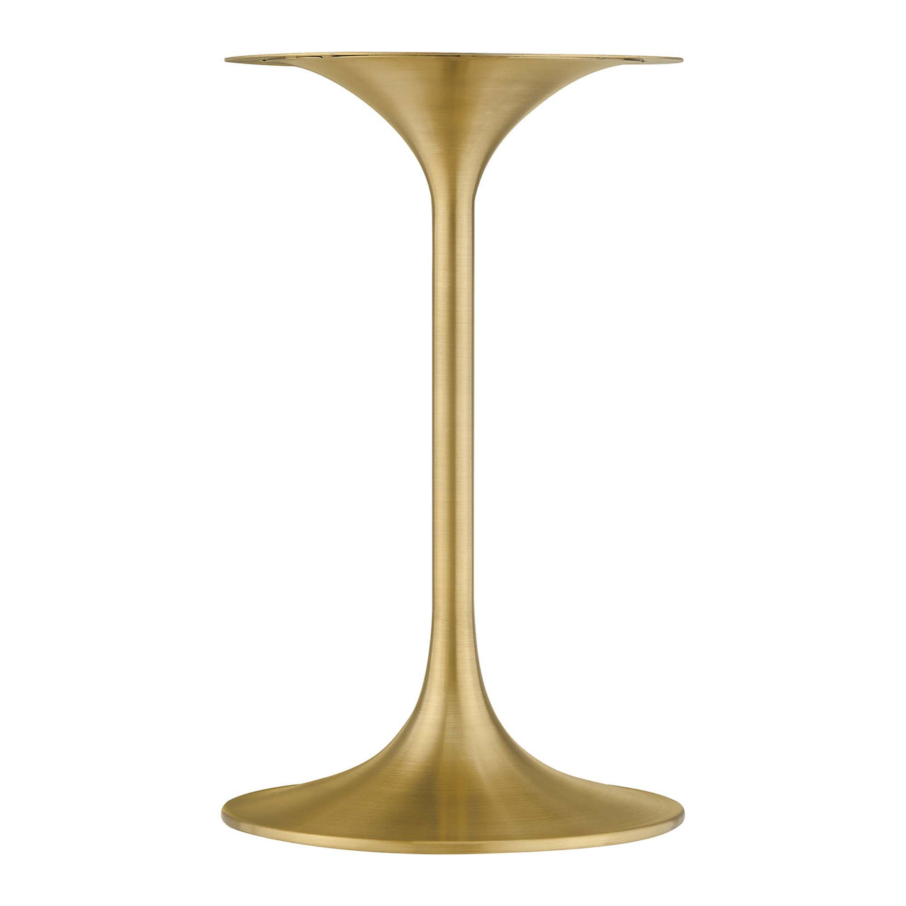 Ensemble Round Side Table, Gold & Natural Wood