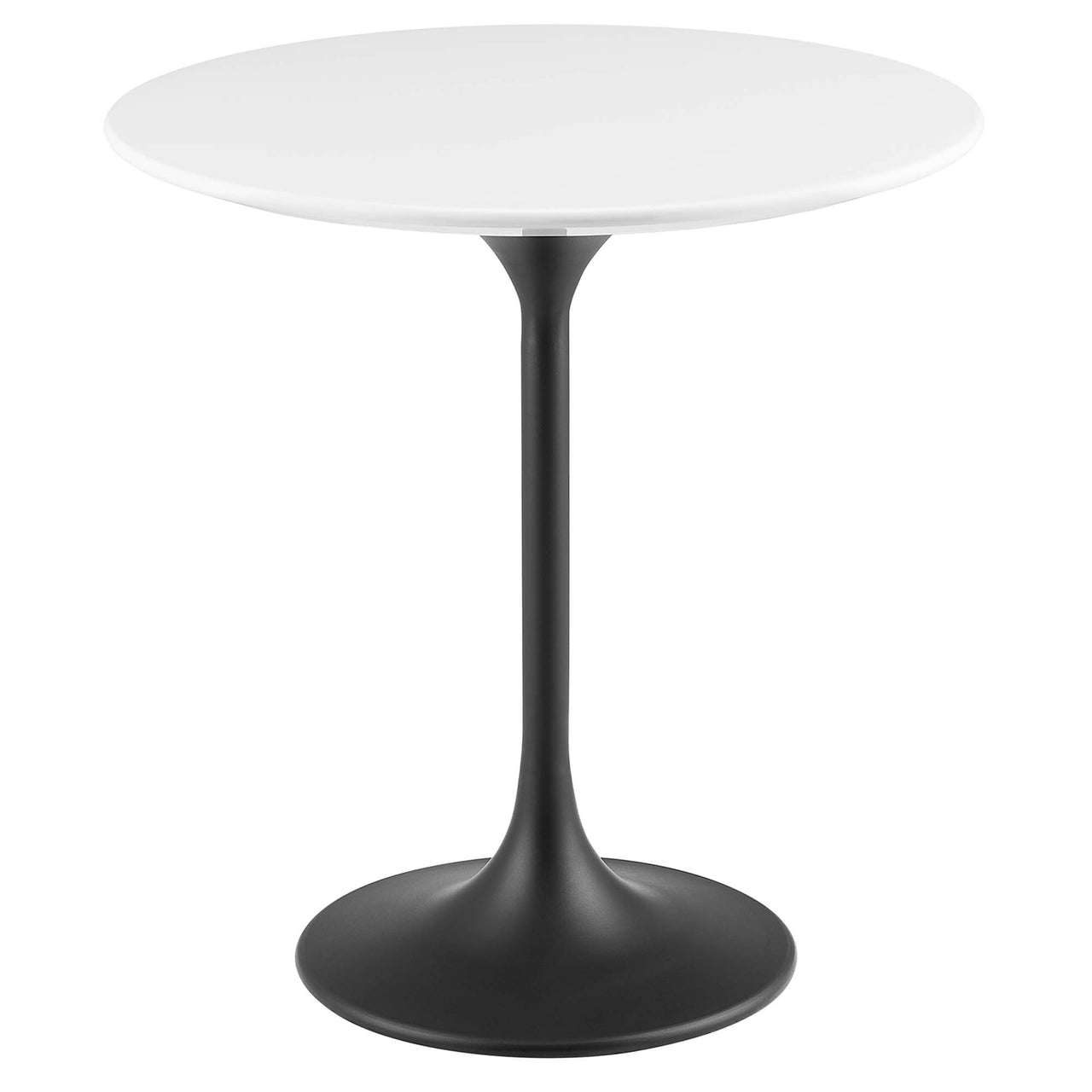 Ensemble Round Side Table, Black & White