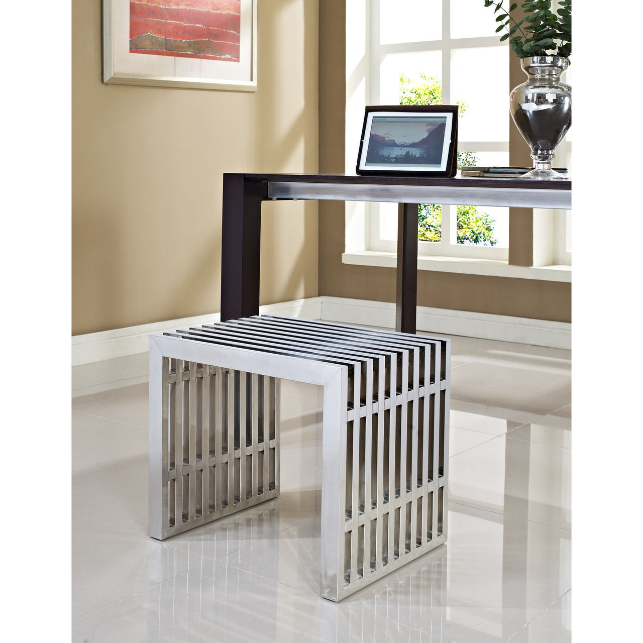 Orryx Bench, Small, Silver