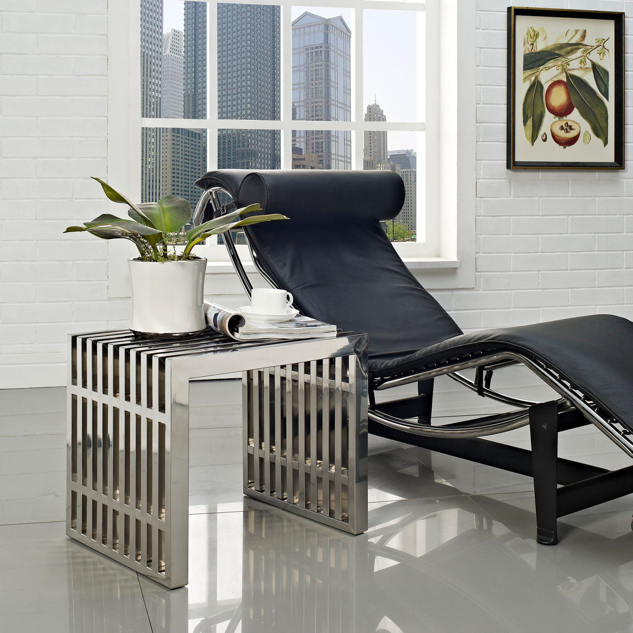 Orryx Bench, Small, Silver
