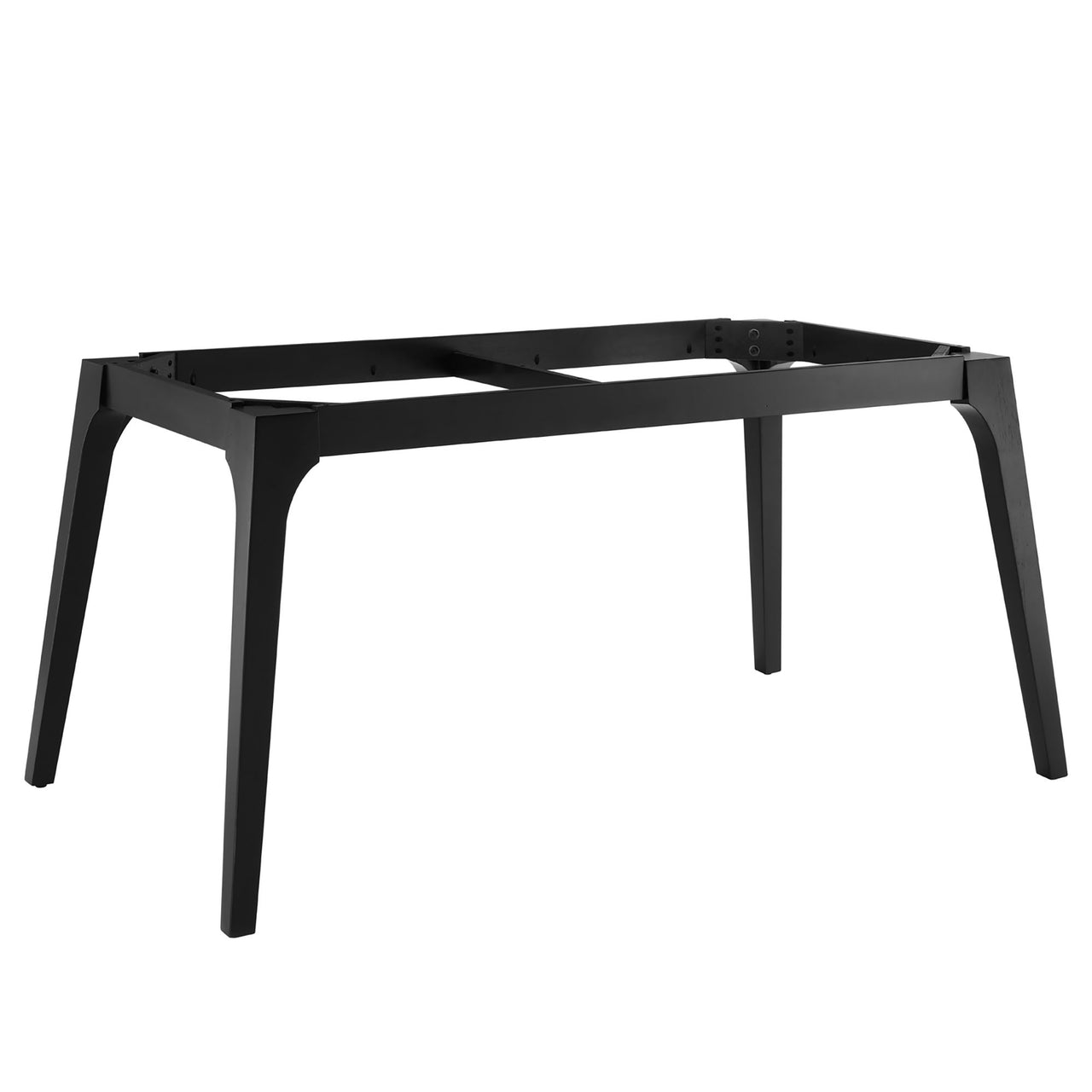 Nocturne Faux Marble Dining Table, Black & White
