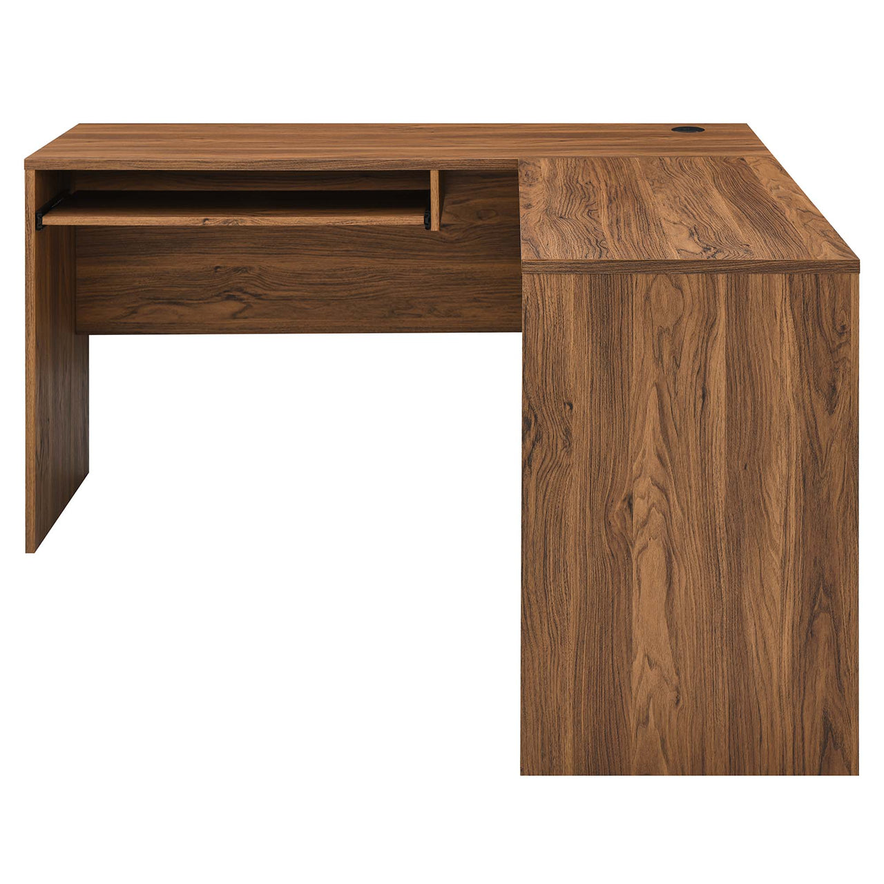 Olevine Corner Desk, Walnut