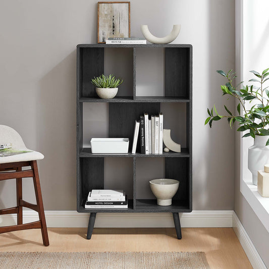 Erisen Bookcase, Small, Charcoal