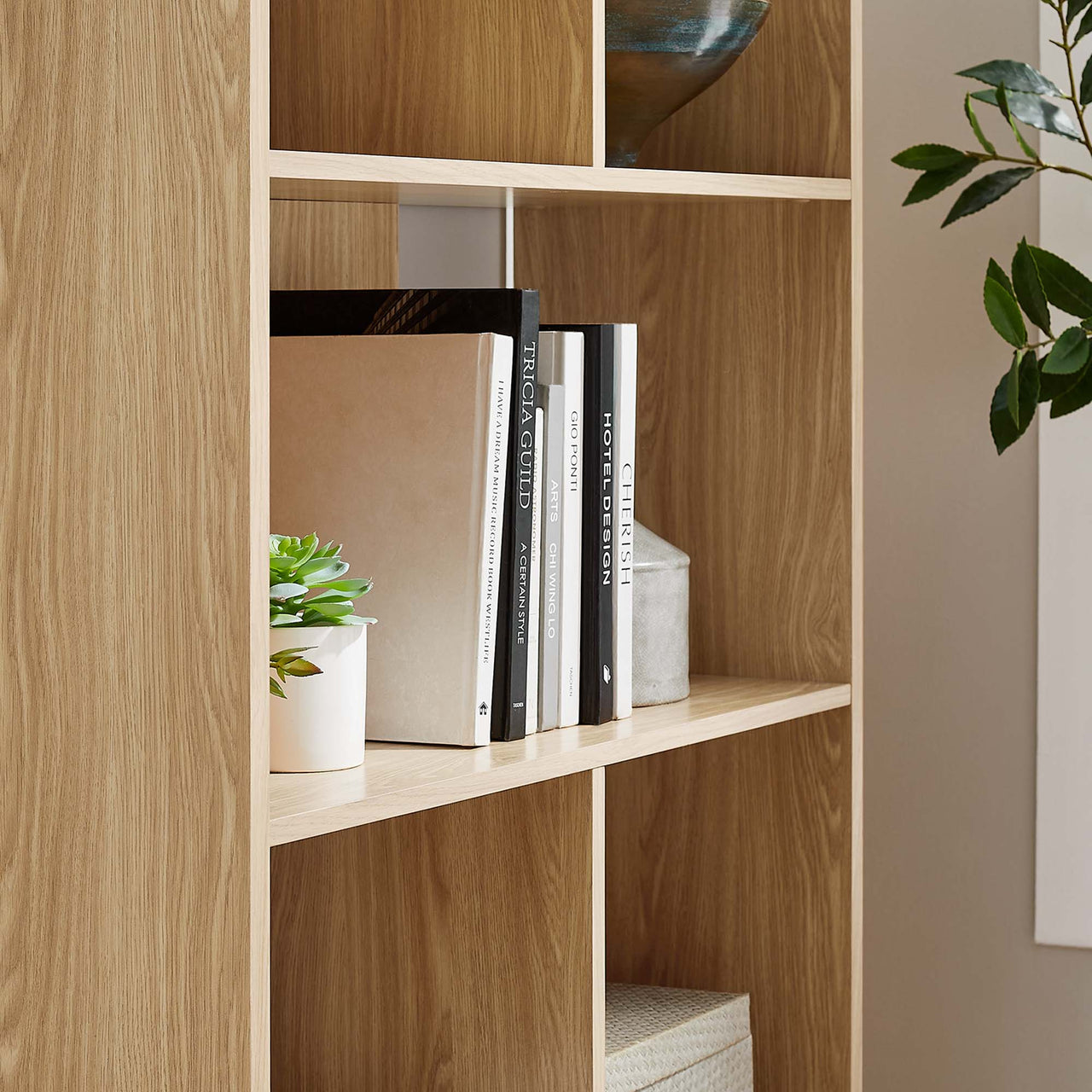 Erisen Bookcase, Small, Oak