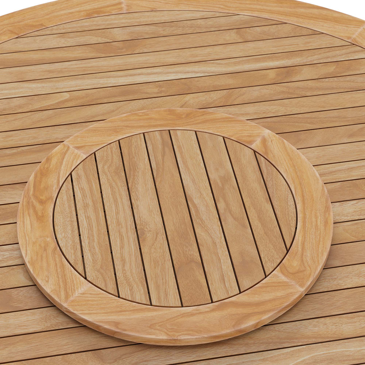 Veyra Alfresco Teak Dining Table, Natural Wood