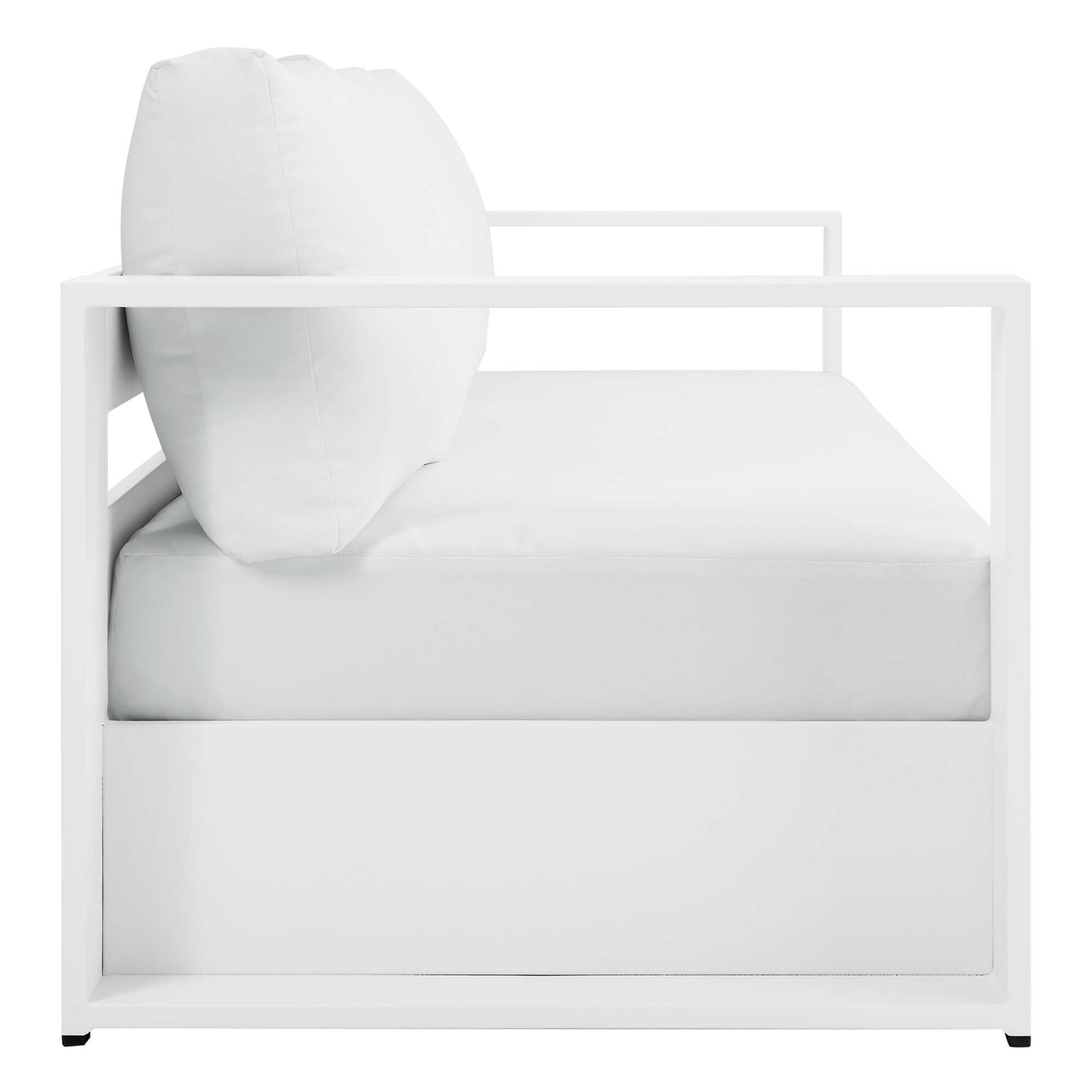 Tahlor 2-Piece Alfresco Powder-Coated Aluminum Set, White