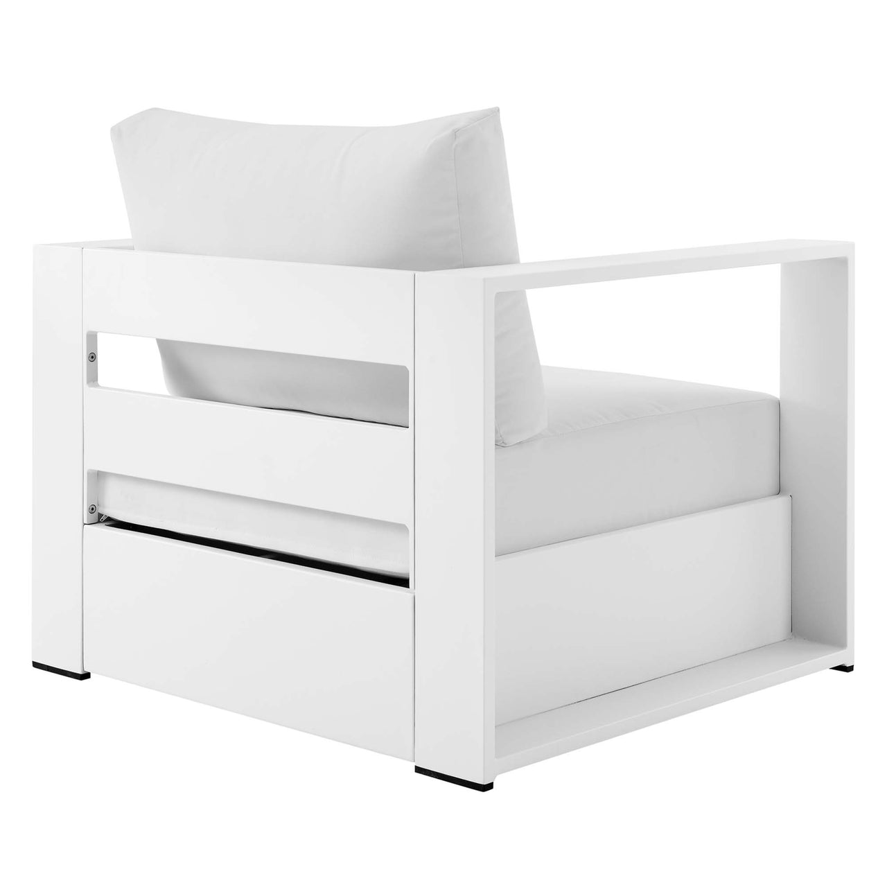 Tahlor 2-Piece Alfresco Powder-Coated Aluminum Armchair Set, White