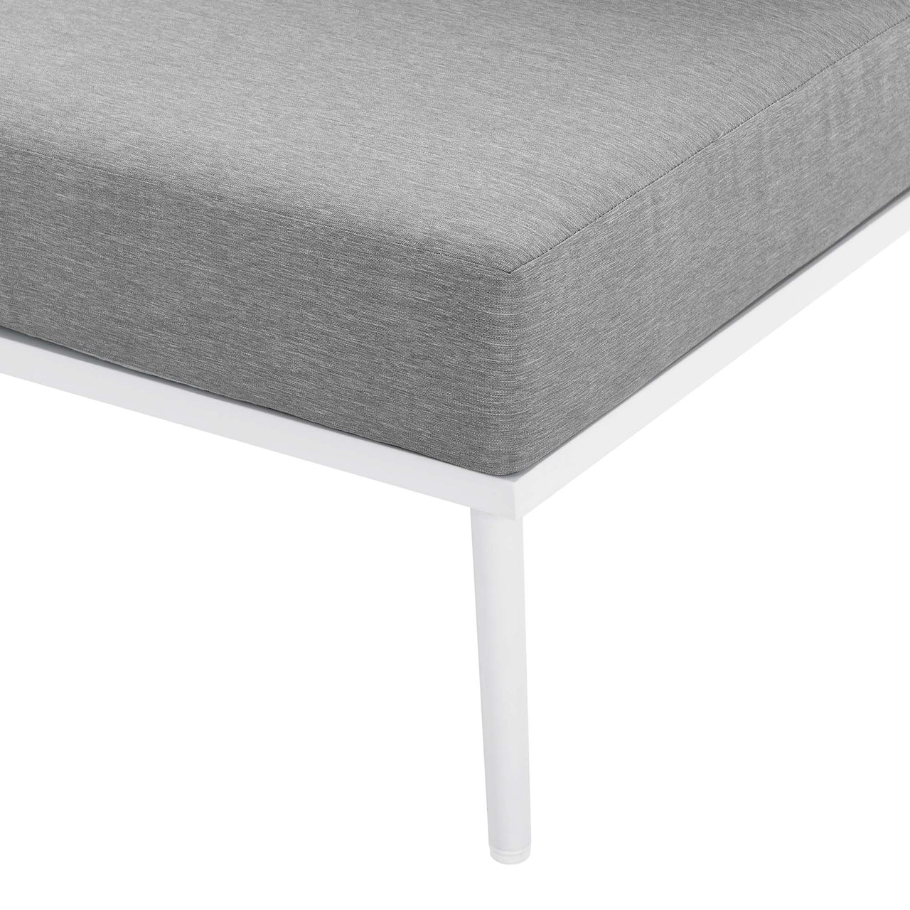 Stellan 3-Piece Alfresco Set, White & Gray