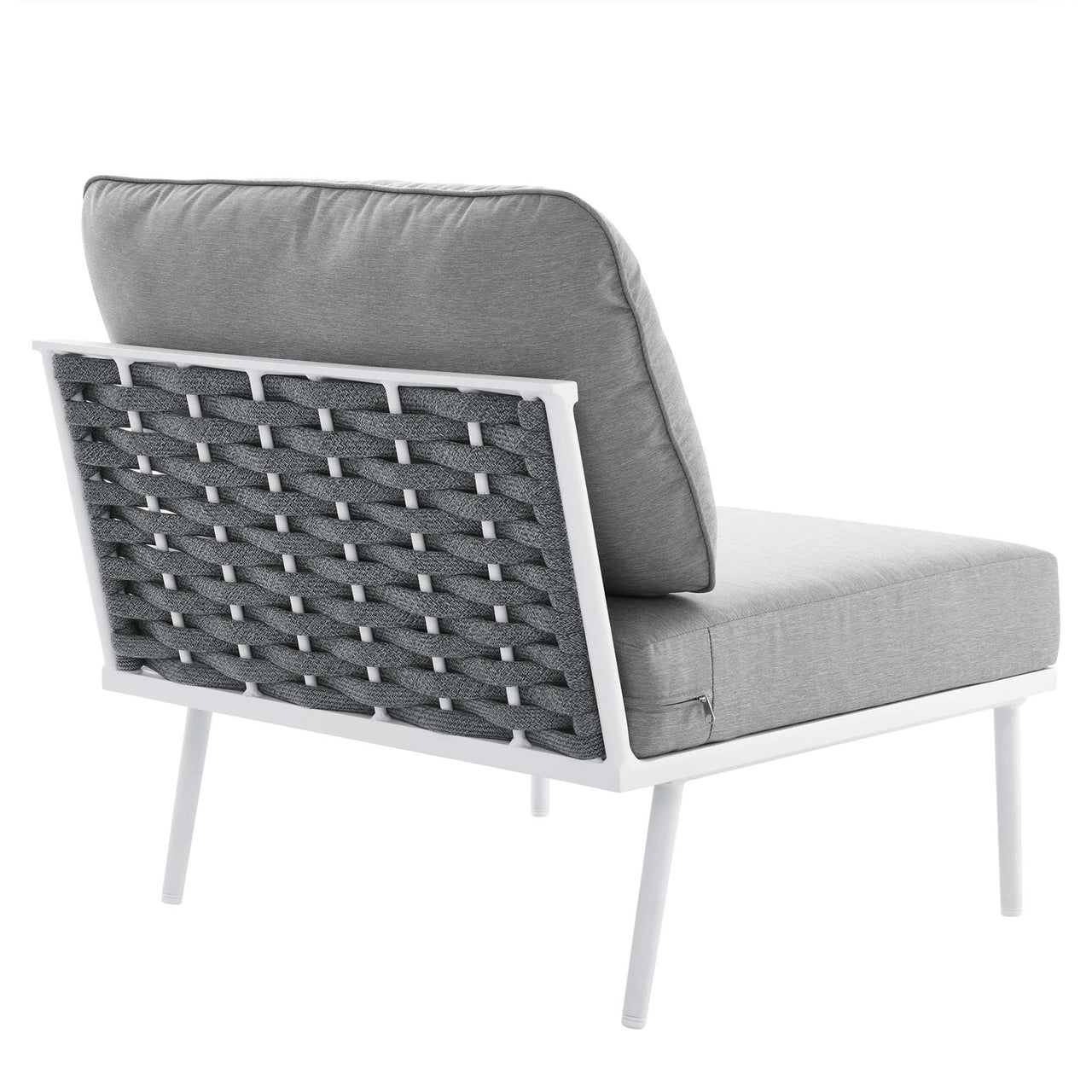 Stellan 3-Piece Alfresco Set, White & Gray