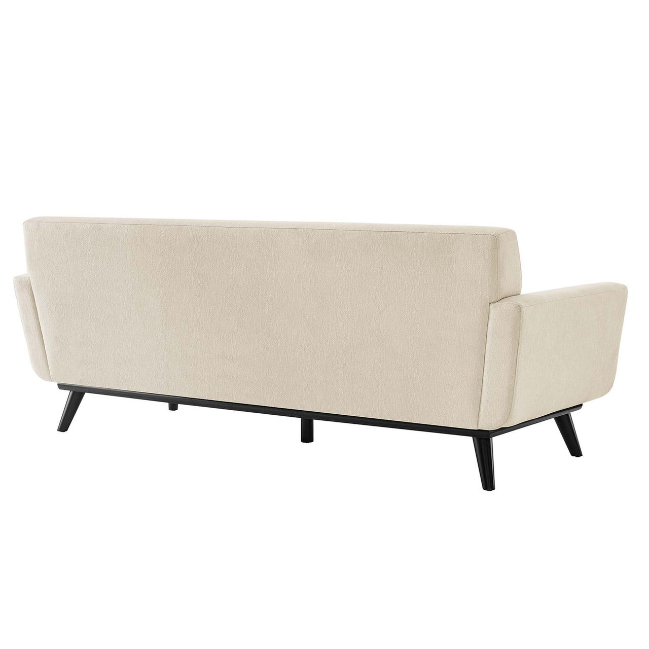 Rendezvous Herringbone Fabric Sofa, Beige