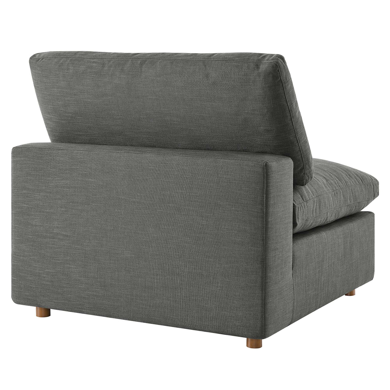 Commix 6-Piece Down Filled Overstuffed Sectional, Gray