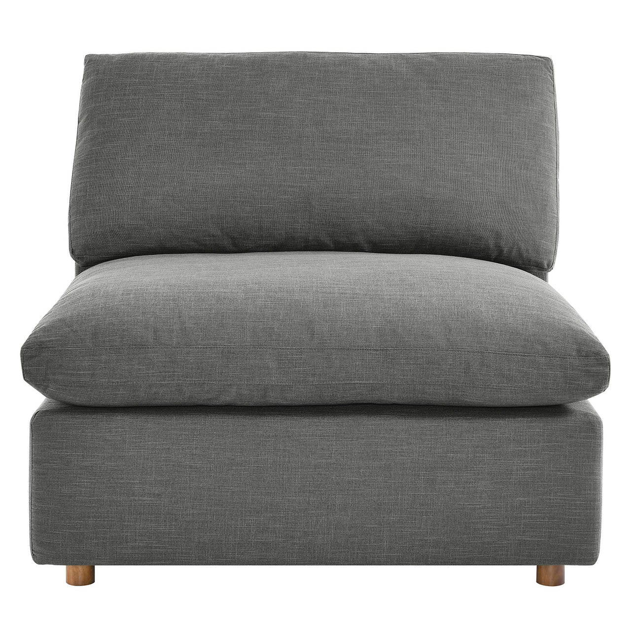 Commix 6-Piece Down Filled Overstuffed Sectional, Gray
