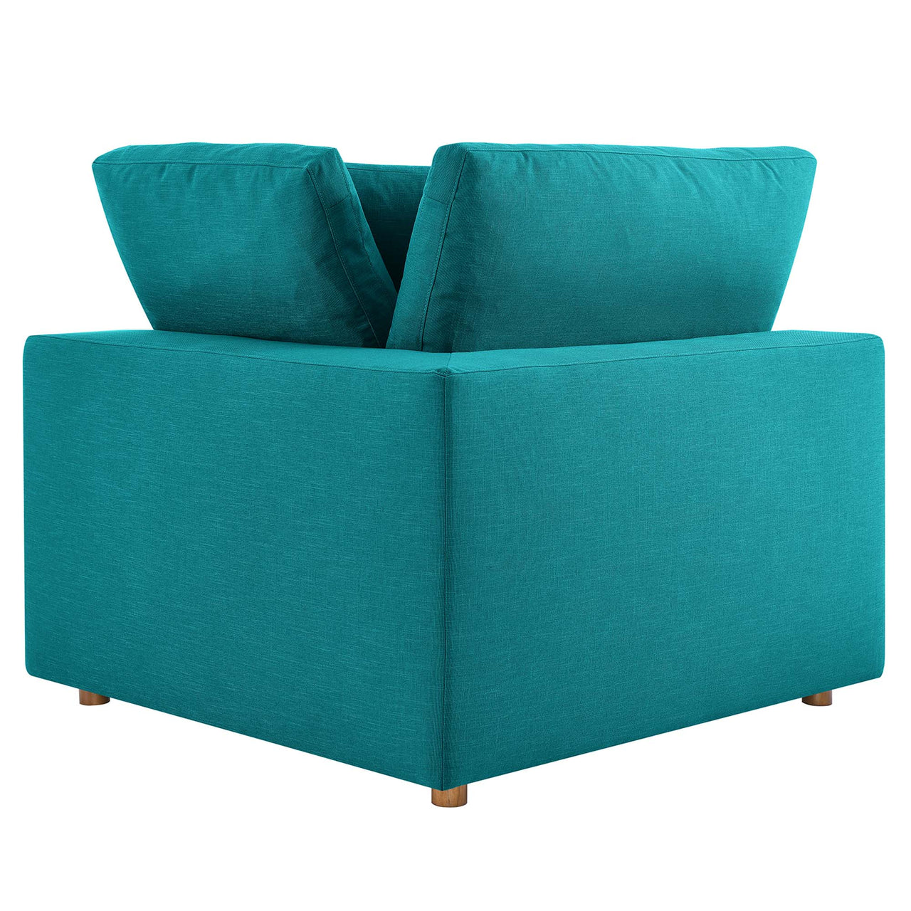 Commix 6-Piece Down Filled Overstuffed Sectional, Teal