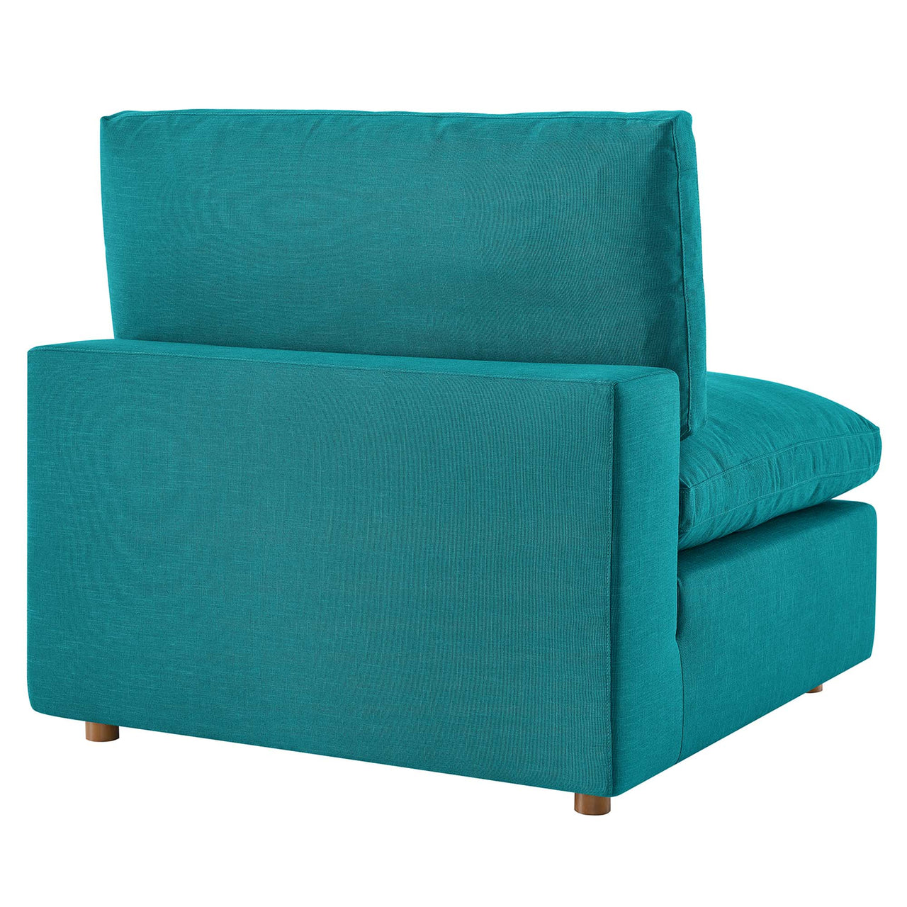 Commix 6-Piece Down Filled Overstuffed Sectional, Teal
