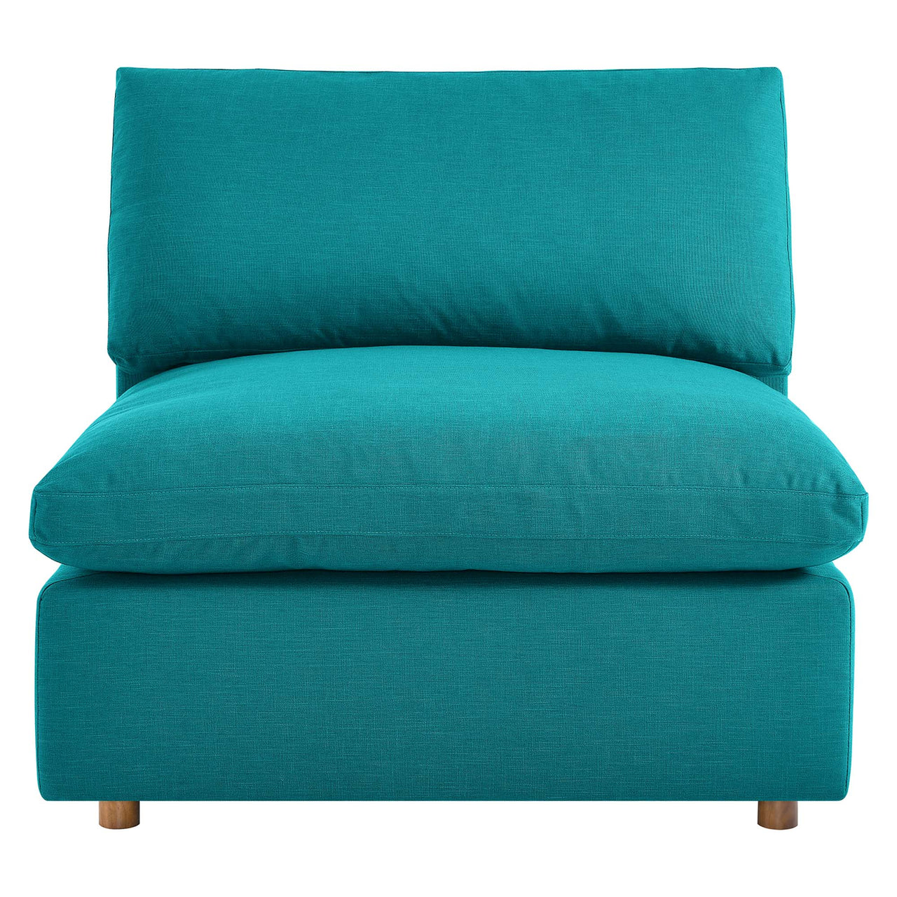 Commix 6-Piece Down Filled Overstuffed Sectional, Teal
