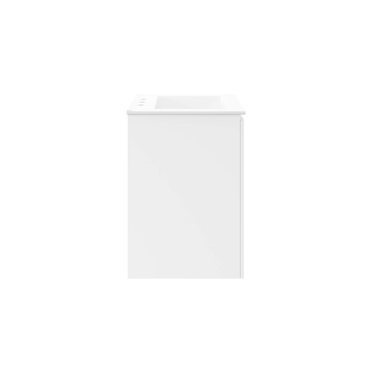 Brittney Floating Vanity Unit, Small, White
