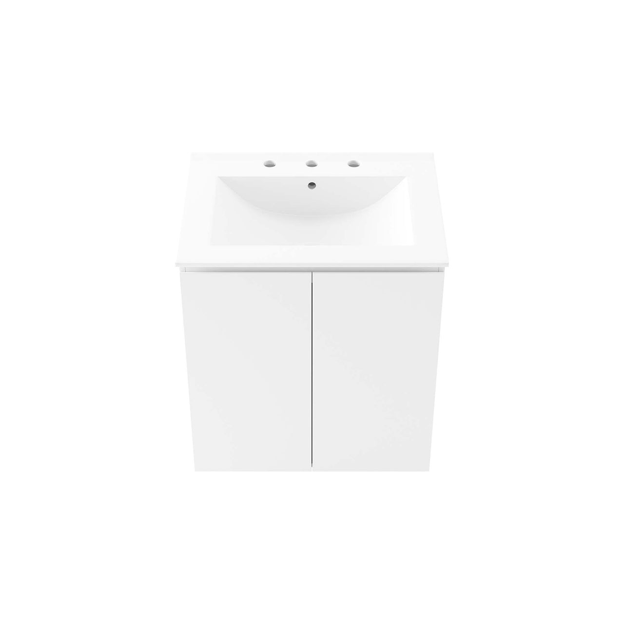 Brittney Floating Vanity Unit, Small, White