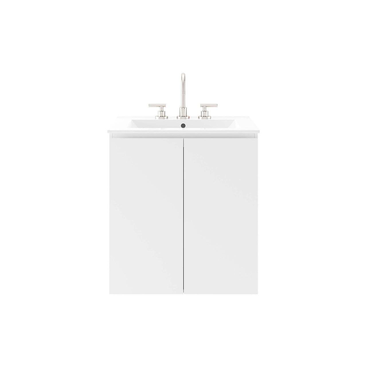 Brittney Floating Vanity Unit, Small, White
