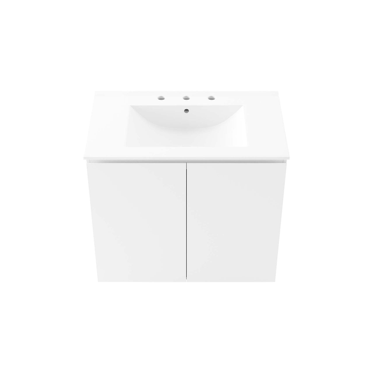 Brittney Floating Vanity Unit, Medium, White