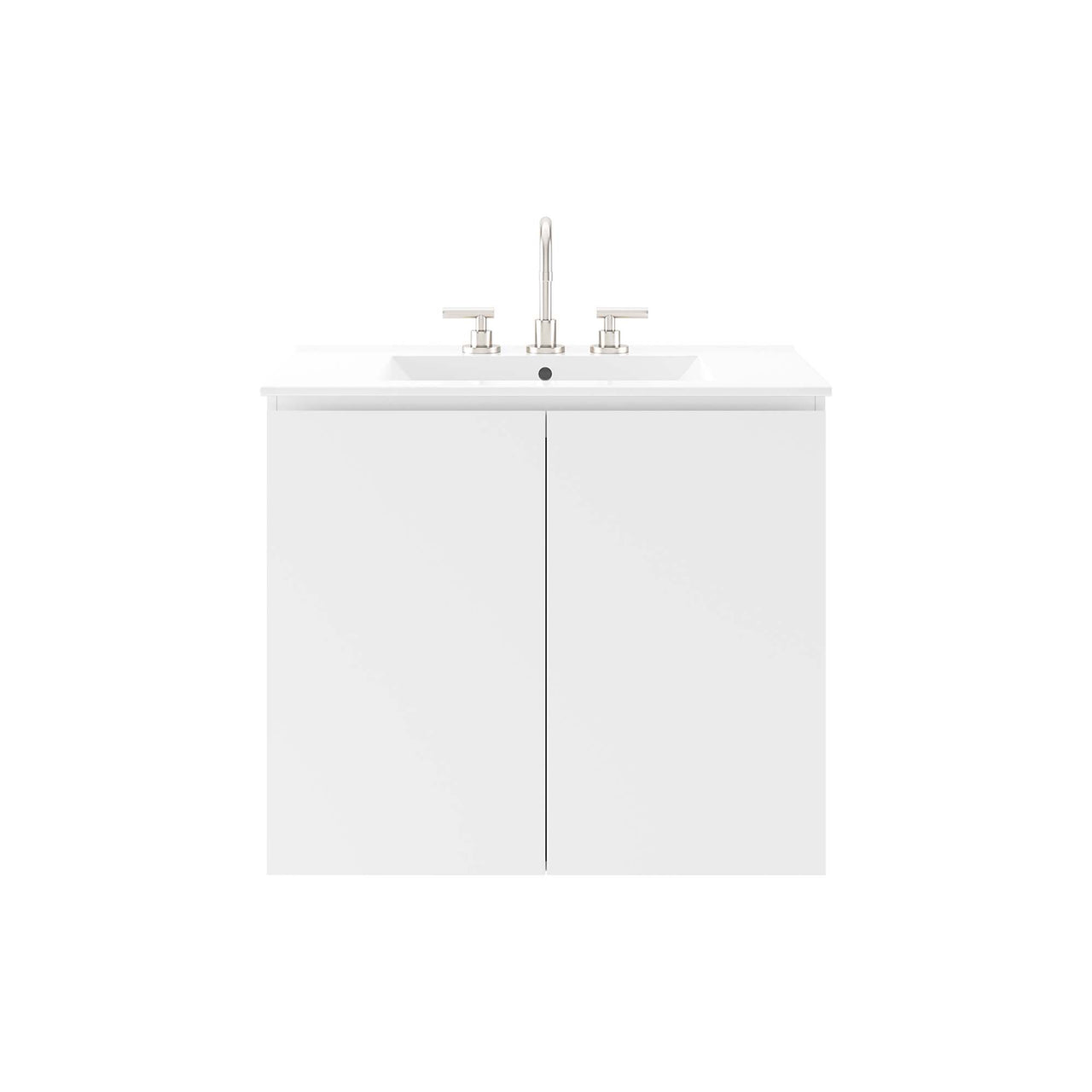 Brittney Floating Vanity Unit, Medium, White