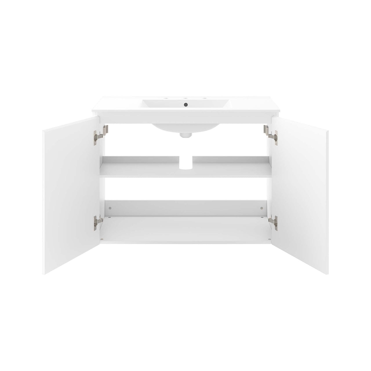 Brittney Floating Vanity Unit, Large, White