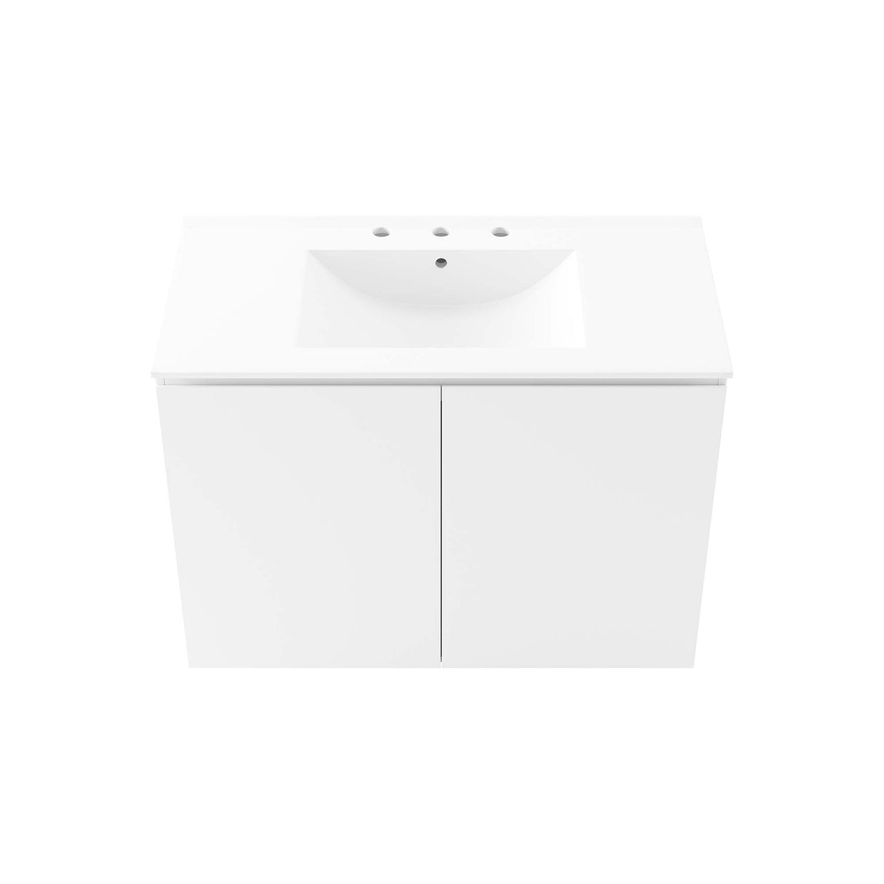 Brittney Floating Vanity Unit, Large, White