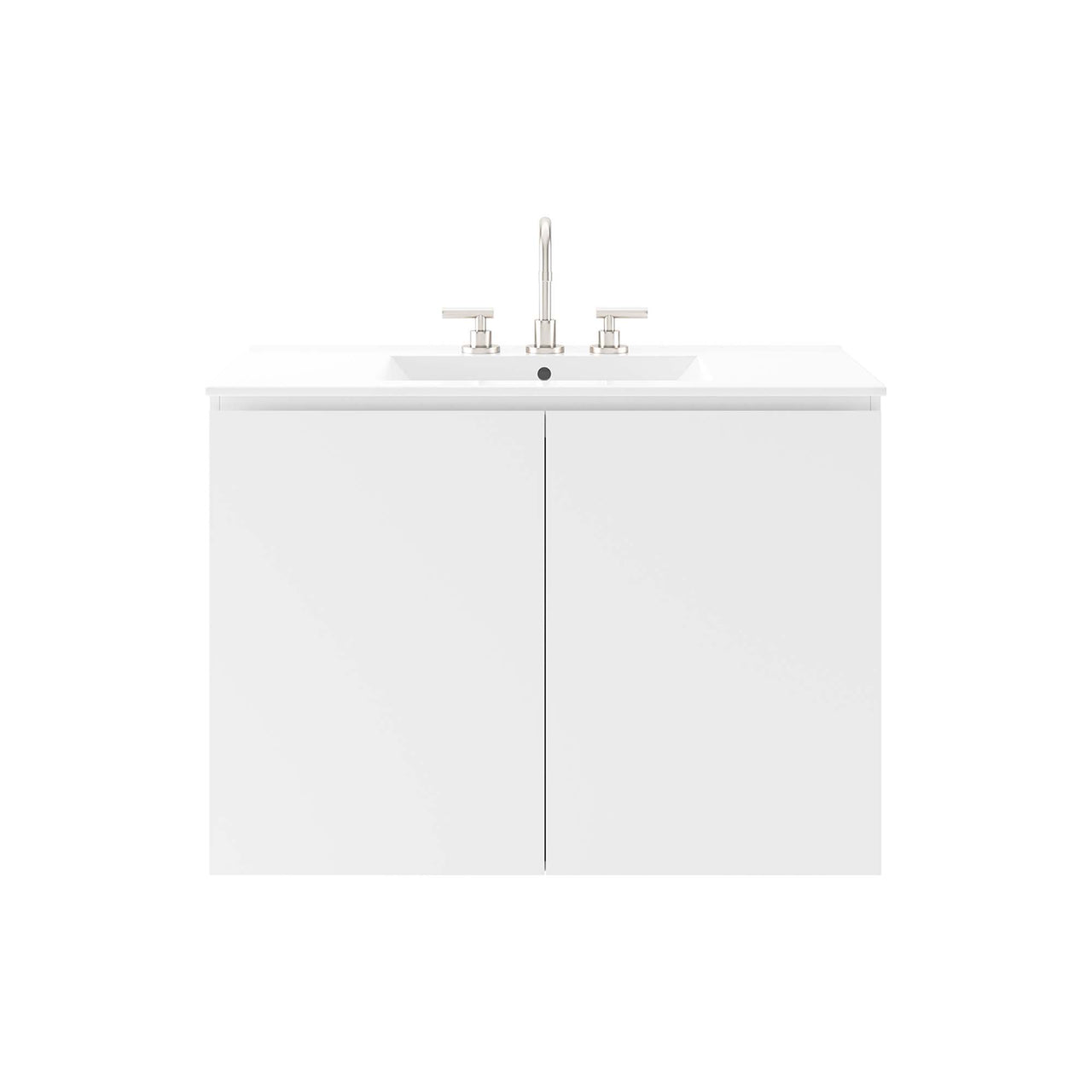 Brittney Floating Vanity Unit, Large, White
