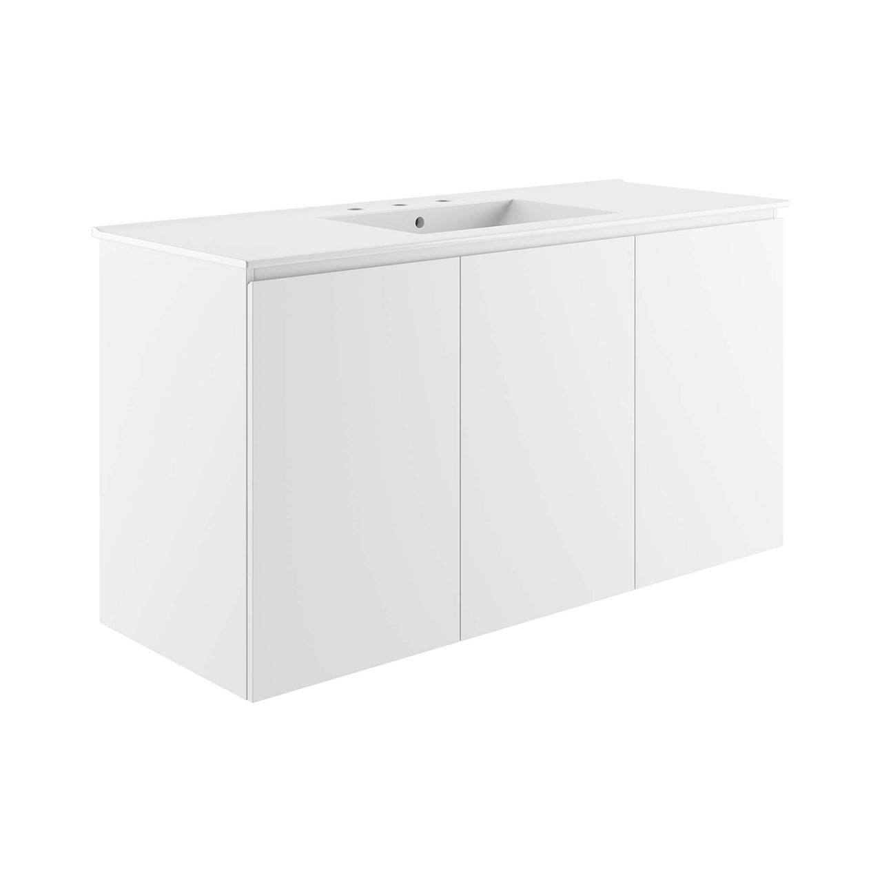 Brittney Floating Vanity Unit, Extra Large, White