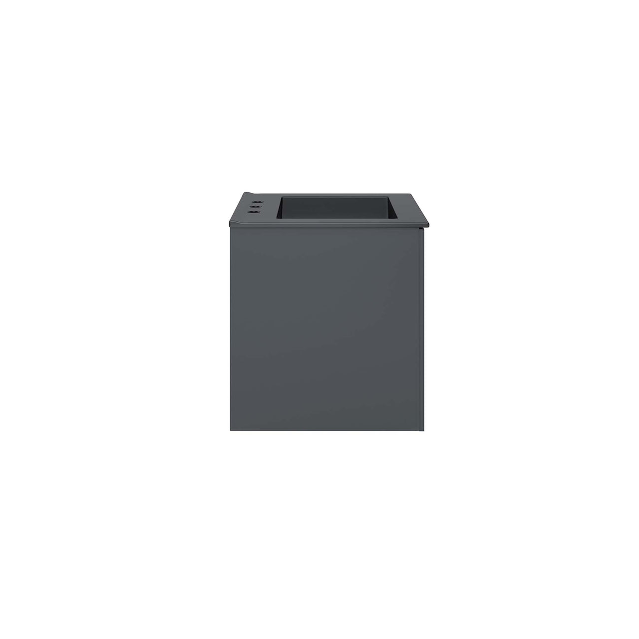 Verin Vanity Unit, Small, Gray & Black