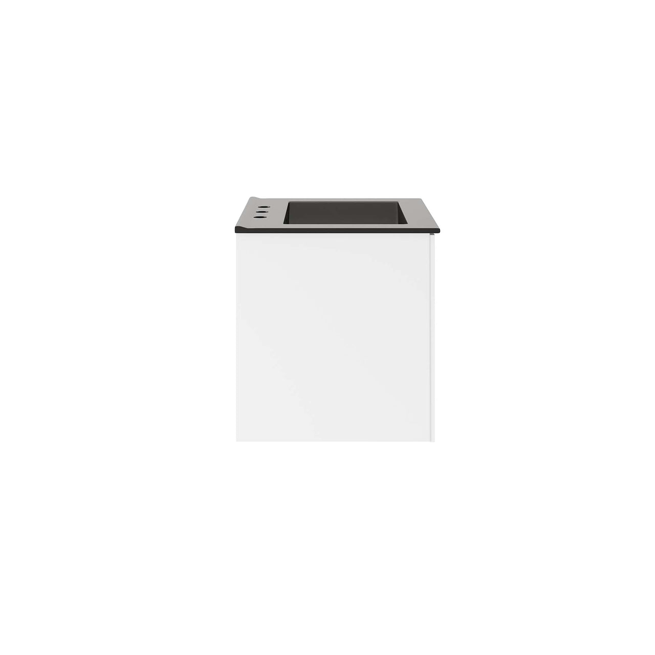 Verin Vanity Unit, Small, White & Black