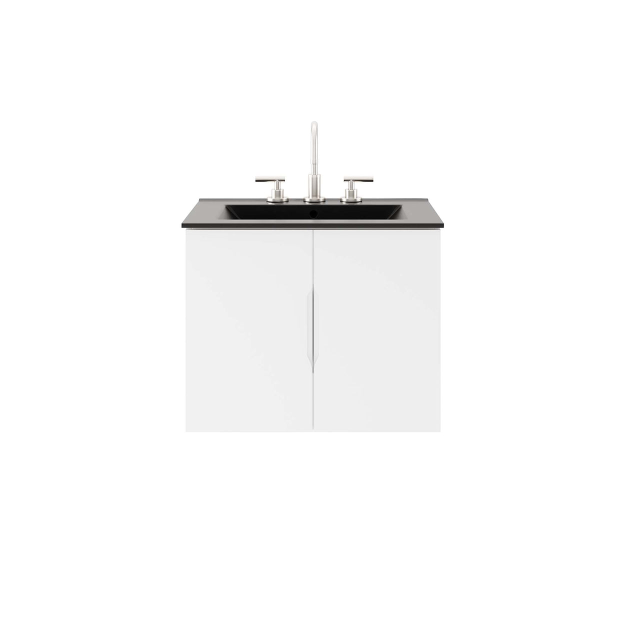 Verin Vanity Unit, Small, White & Black