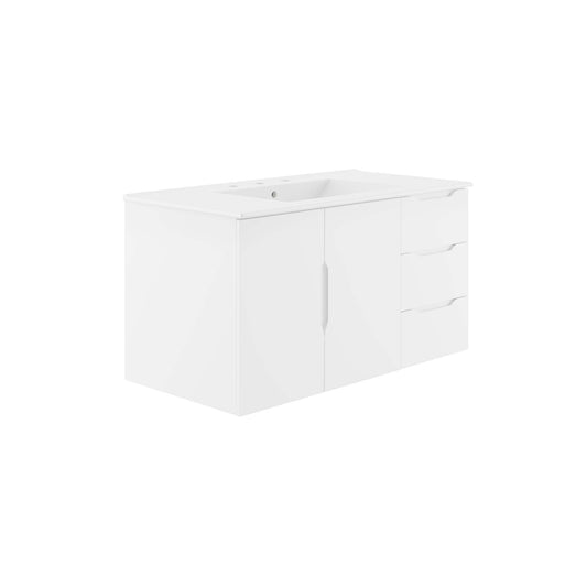 Verin Vanity Unit, Large, White
