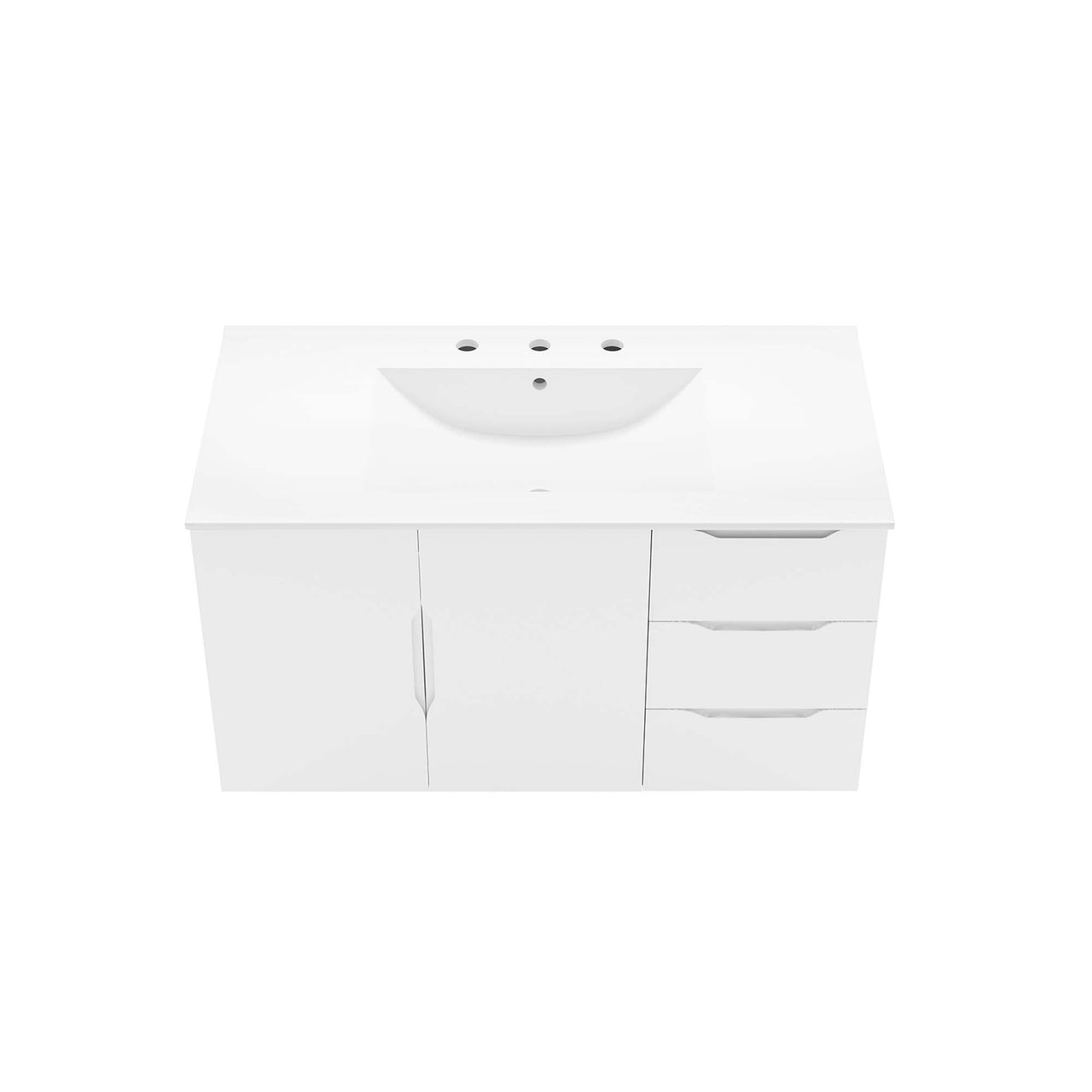 Verin Vanity Unit, Large, White