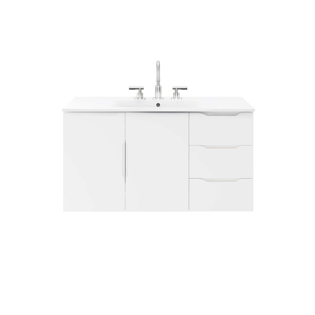 Verin Vanity Unit, Large, White