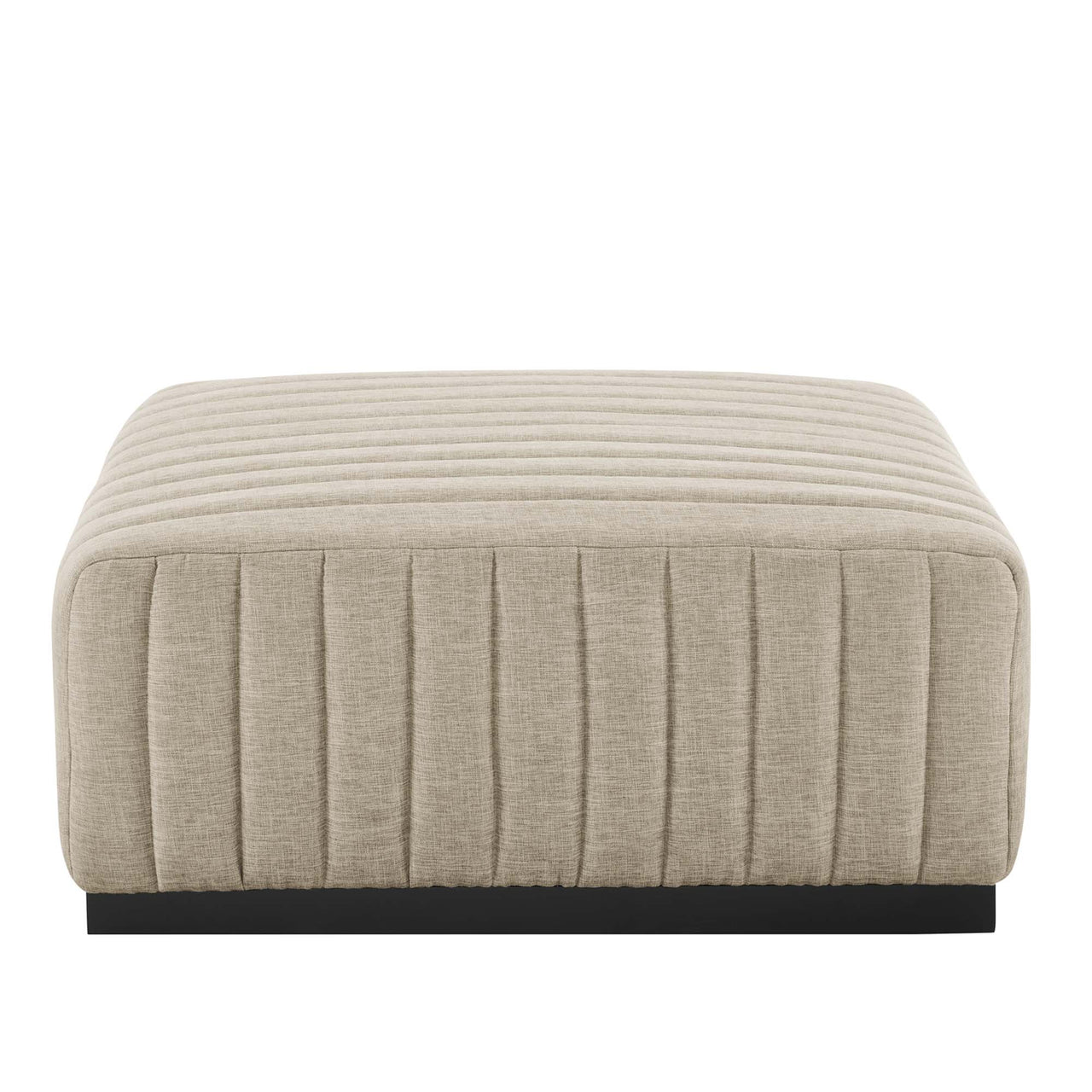 Evoke 6-Piece Fabric Sectional, Black & Beige