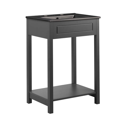 Altis Vanity Unit, Small, Gray & Black