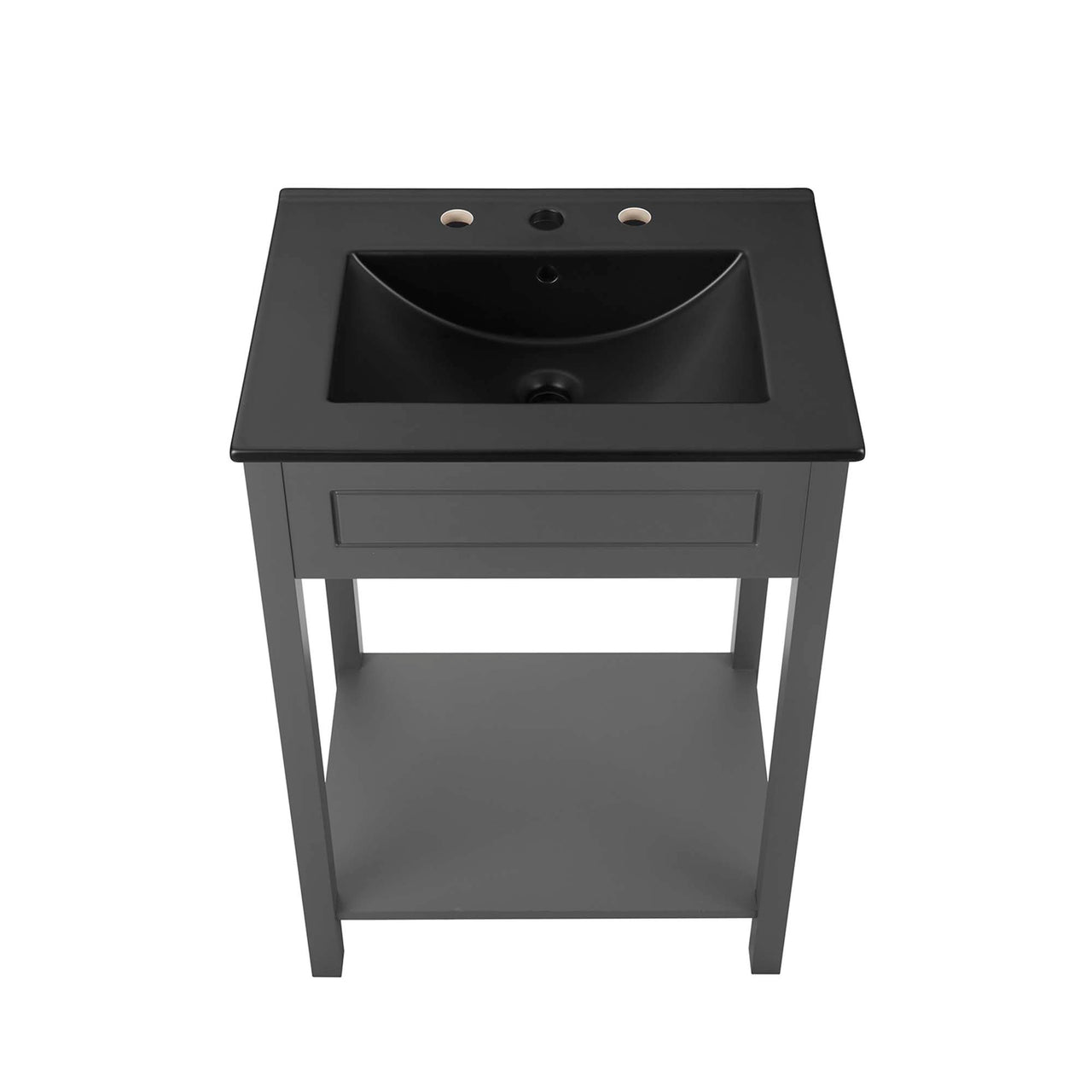 Altis Vanity Unit, Small, Gray & Black