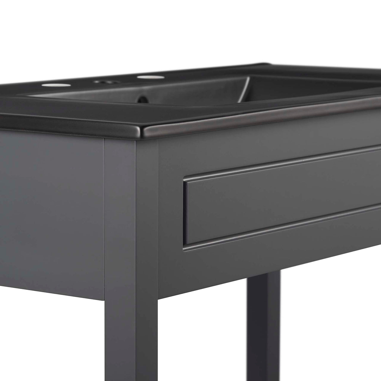 Altis Vanity Unit, Small, Gray & Black