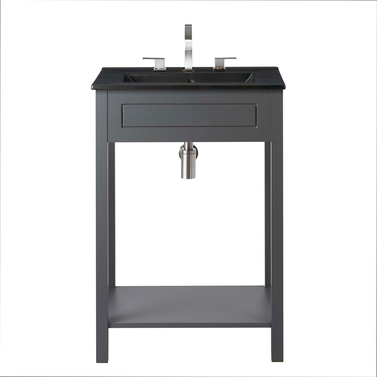 Altis Vanity Unit, Small, Gray & Black