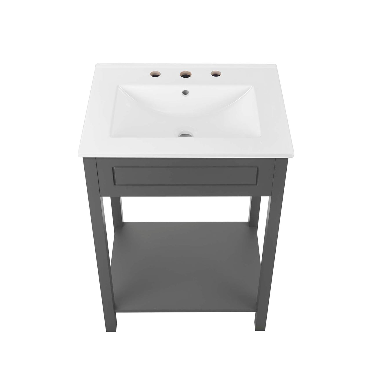 Altis Vanity Unit, Small, Gray & White