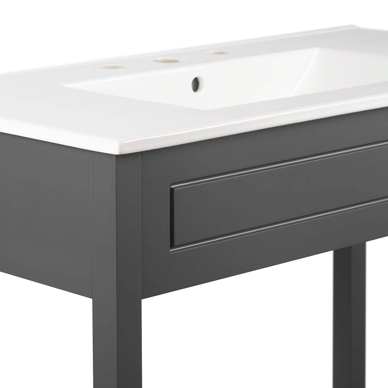 Altis Vanity Unit, Small, Gray & White