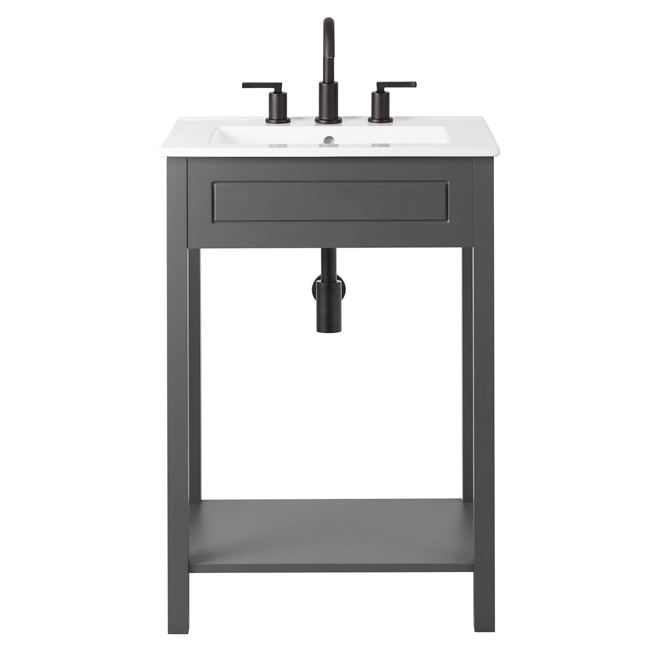 Altis Vanity Unit, Small, Gray & White
