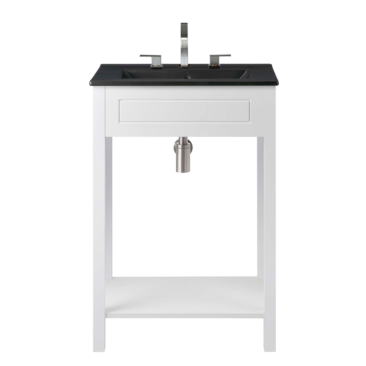 Altis Vanity Unit, Small, White & Black
