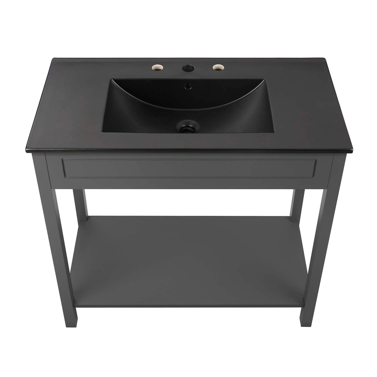 Altis Vanity Unit, Large, Gray & Black